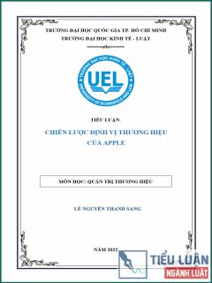 [Tiểu luận 2022] Chiến lược định vị thương hiệu của Apple