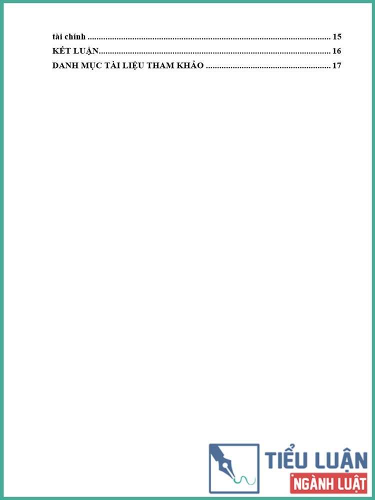 [Tiểu luận 2021] Pháp luật về tổ chức và hoạt động của công ty cho thuê tài chính - Một số hạn chế và giải pháp hoàn thiện