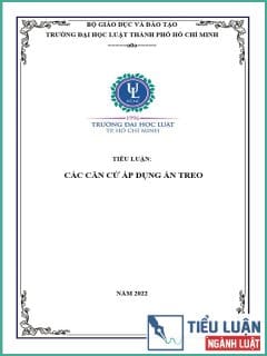 [Tiểu luận 2022] Phân tích các căn cứ áp dụng án treo