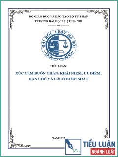 [Tiểu luận 2022] Ưu điểm, hạn chế, cách kiểm soát của xúc cảm buồn chán