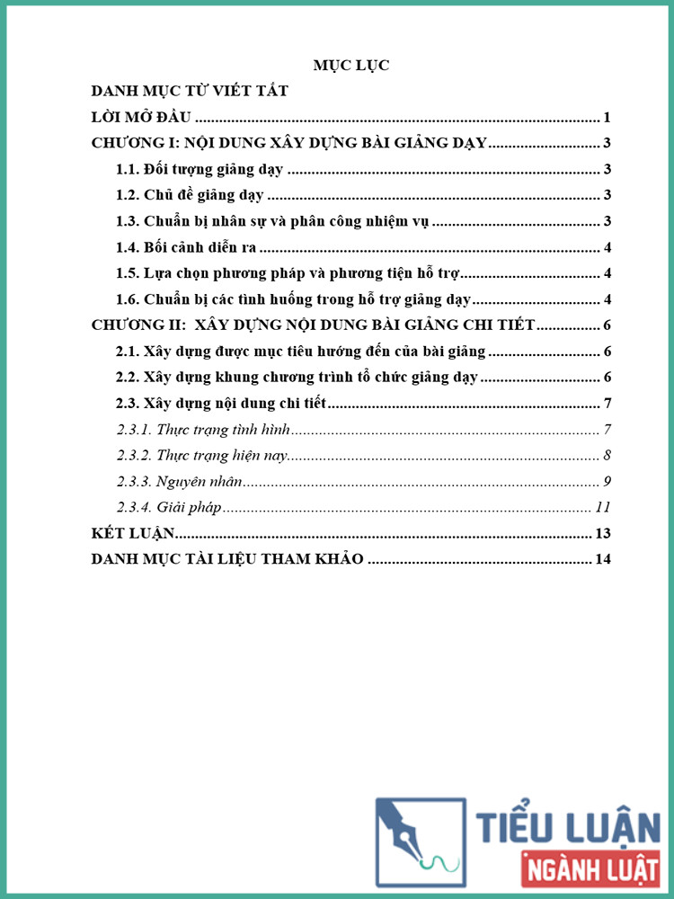 [Tiểu luận 2021] Xây dựng bài giảng dạy pháp luật về an toàn giao thông đường bộ cho học sinh Trường trung học phổ thông Phan Đăng Lưu, Tỉnh Thừa Thiên Huế