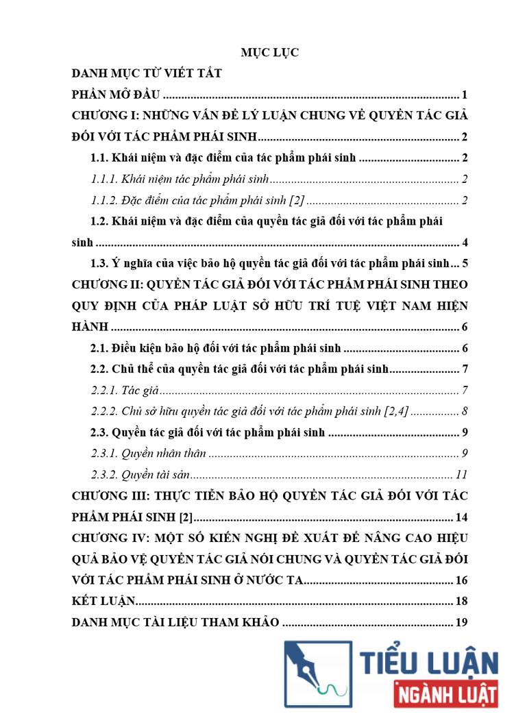 B0143 quyen tac gia doi voi tac pham phai sinh trong phap luat so huu tri tue viet nam 2