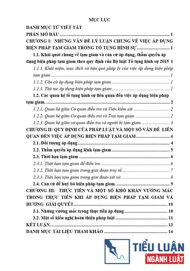 B0145 phan tich quy dinh ve viec ap dung bien phap tam giam 2 2