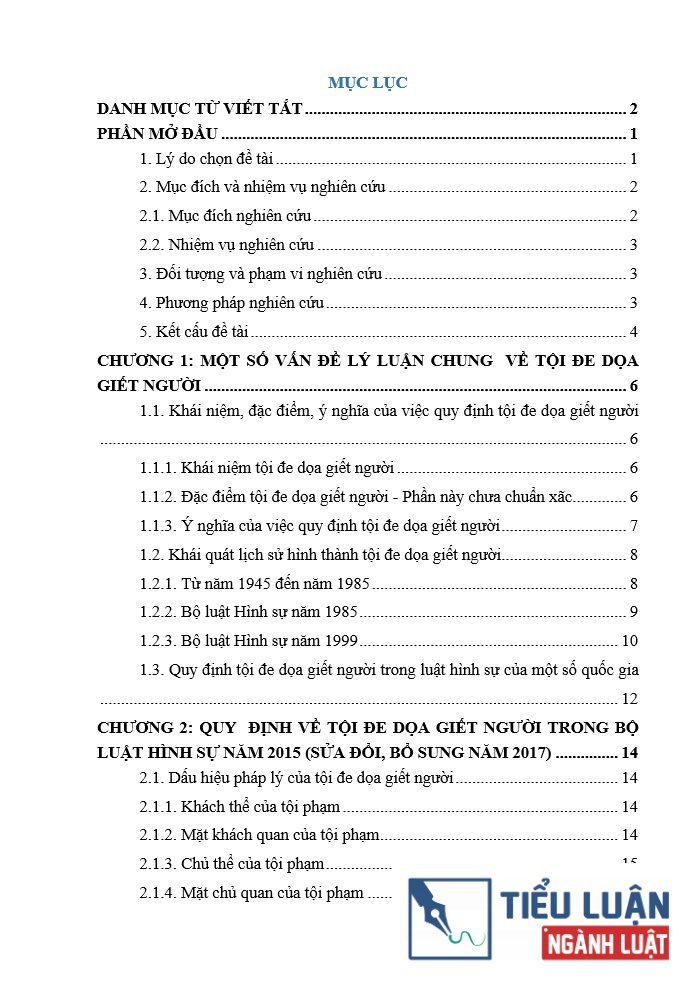 toi de doa giet nguoi theo luat hinh su viet nam 2