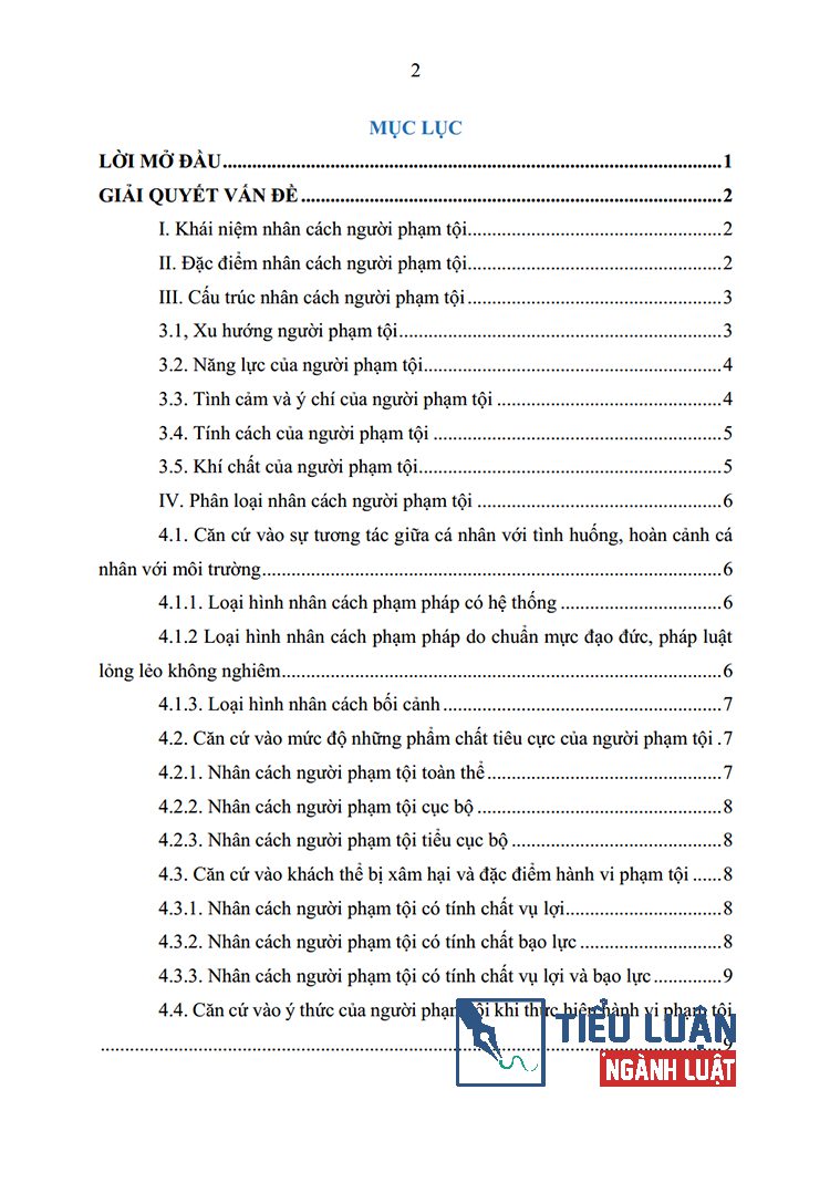 nhan cach nguoi pham toi khai niem dac diem cau truc phan loai va qua trinh phat trien 2