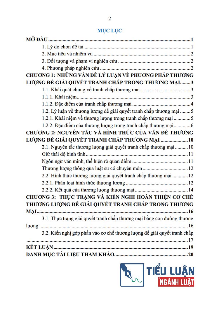 nhung van de phap ly ve phuong thuc giai quyet tranh chap kinh doanh bang thuong luong 2
