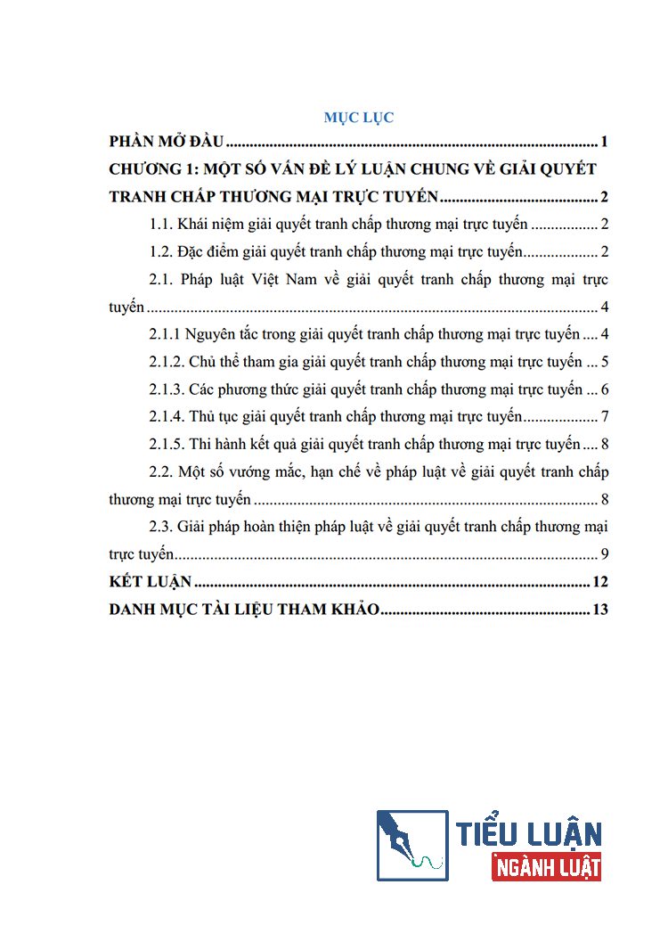 phap luat ve giai quyet tranh chap thuong mai truc tuyen 2