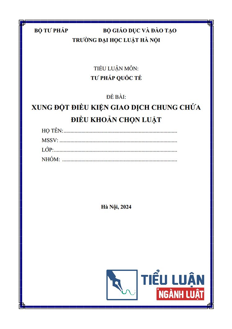 xung dot dieu kien giao dich chung chua dieu khoan chon luat 1