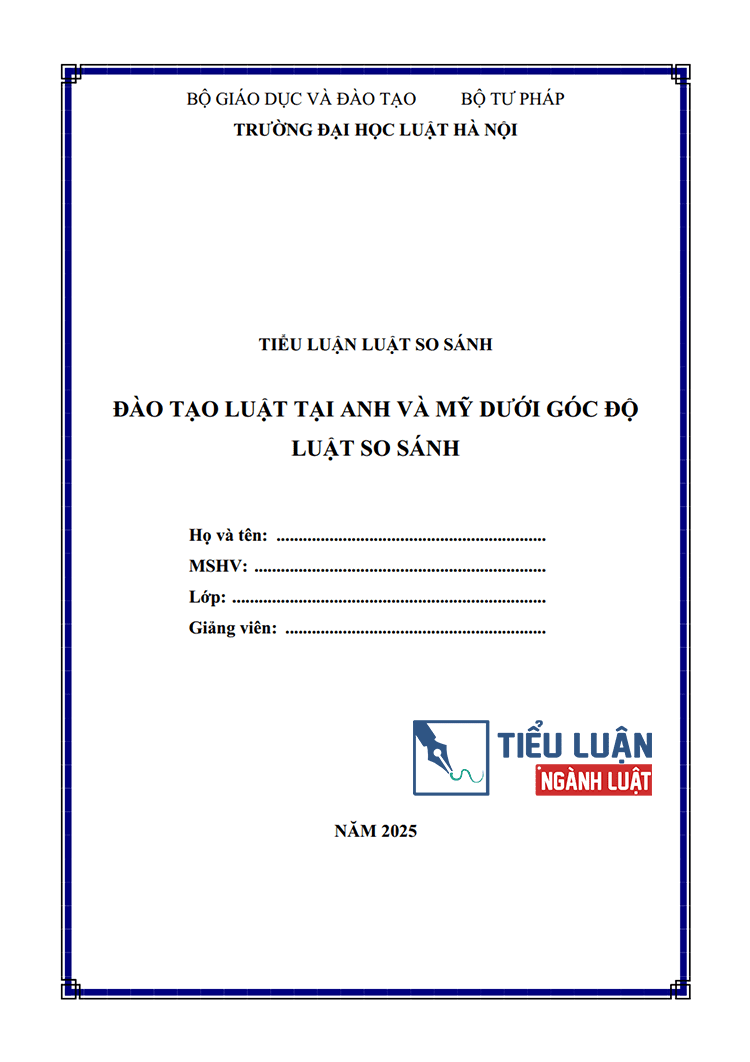 dao tao cu nhan luat tai anh va my duoi goc do luat so sanh 1