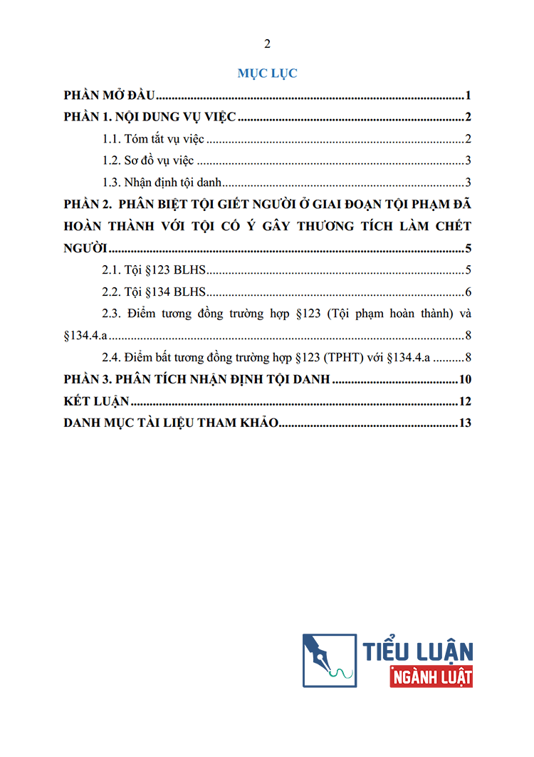 phan biet toi giet nguoi o giai doan toi pham da hoan thanh voi toi co y gay thuong tich lam chet nguoi 2