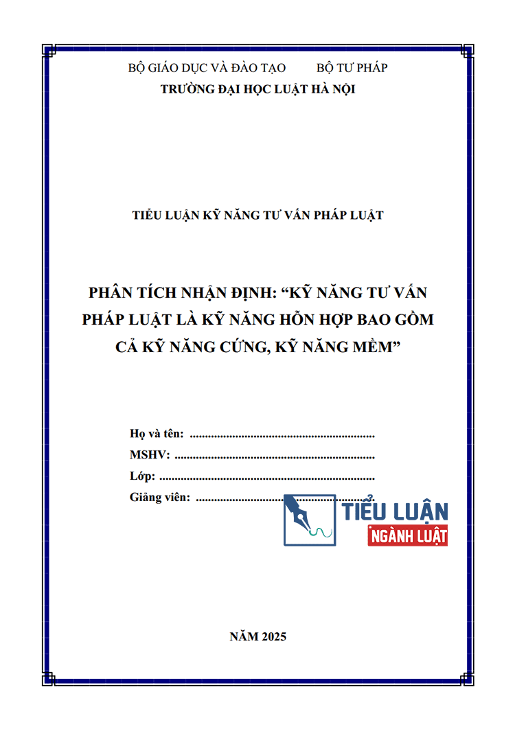 phan tich nhan dinh ky nang tu van phap luat la ky nang hon hop bao gom ca ky nang cung ky nang mem 1