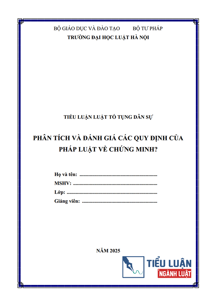 phan tich va danh gia cac quy dinh cua phap luat ve chung minh 1
