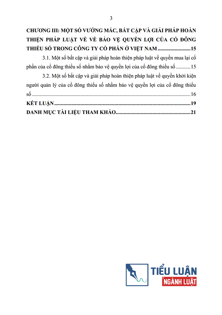 phap luat ve bao ve quyen loi cua co dong thieu so trong cong ty co phan o viet nam 3