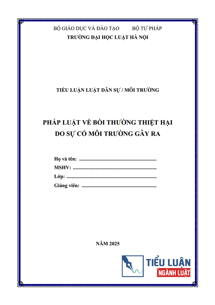 phap luat ve boi thuong thiet hai do su co moi truong gay ra 1