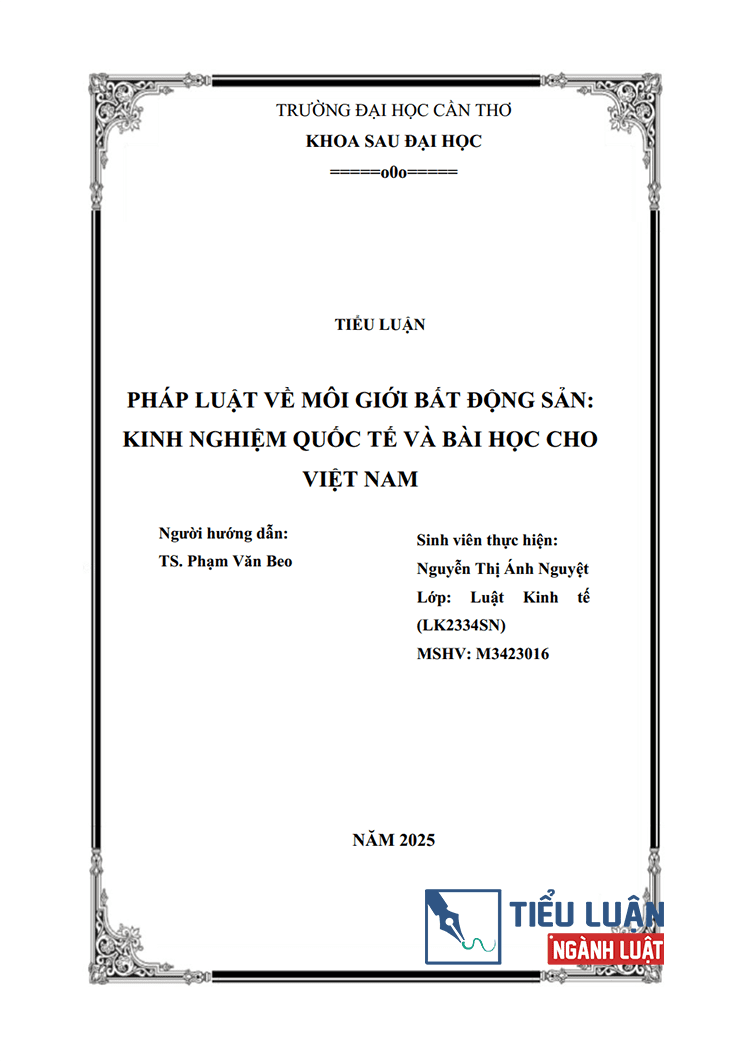 phap luat ve moi gioi bat dong san kinh nghiem quoc te va bai hoc cho viet nam 1