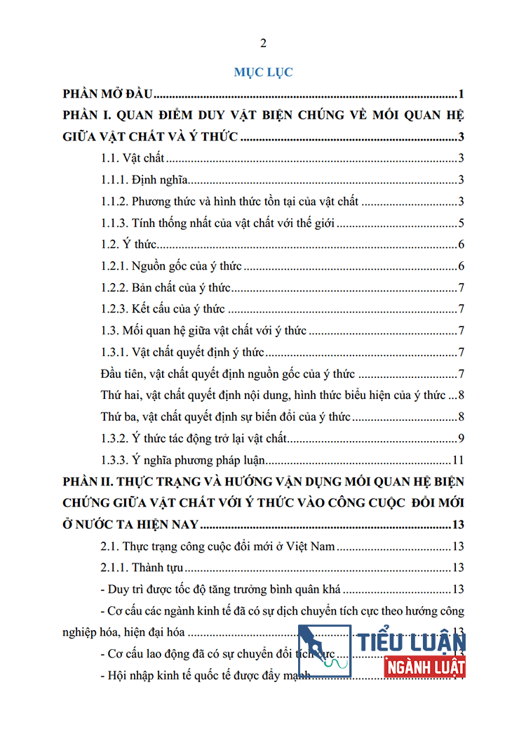 quan diem duy vat bien chung ve moi quan he giua vat chat voi y thuc va van dung bai 7 2