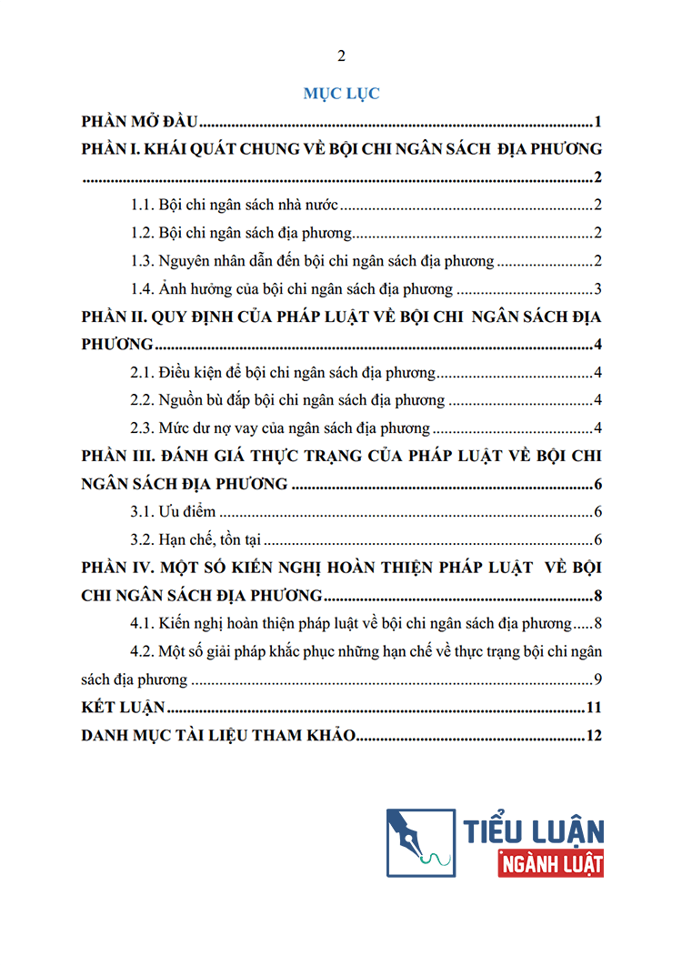 quy dinh phap luat ve boi chi ngan sach dia phuong va mot so kien nghi hoan thien 2