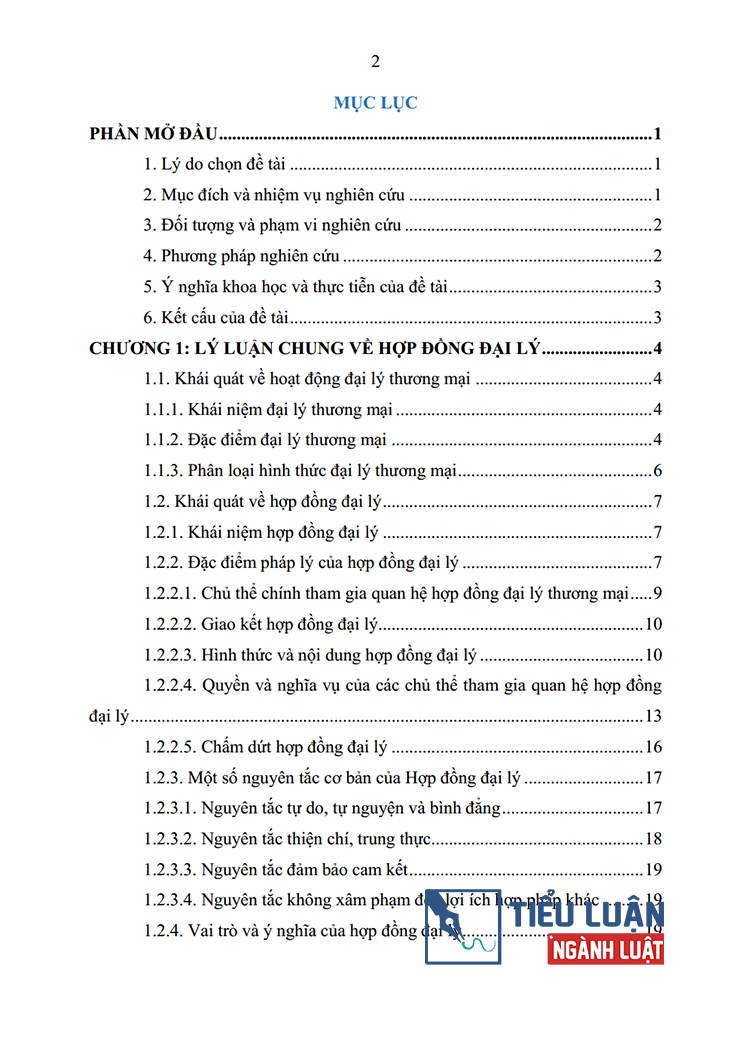 quy dinh phap luat ve hop dong dai ly 2