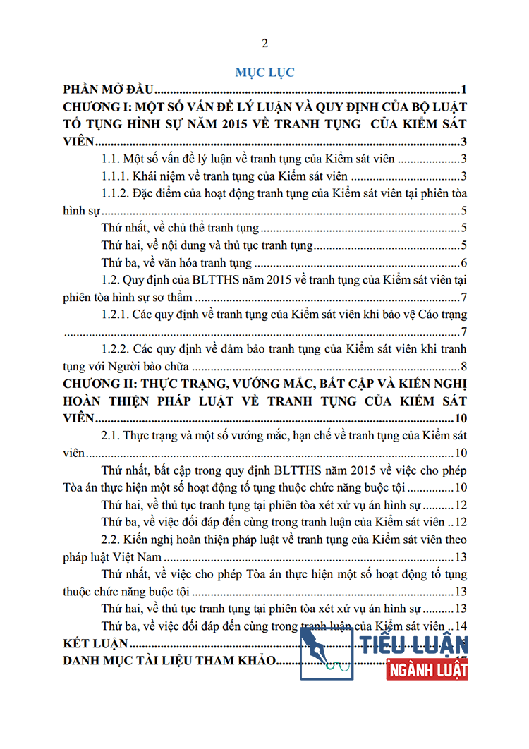 tranh tung cua kiem sat vien theo luat to tung hinh su viet nam 2