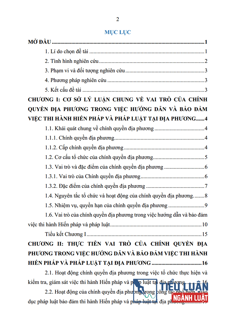 vai tro cua chinh quyen dia phuong trong viec huong dan va bao dam viec thi hanh hien phap 2