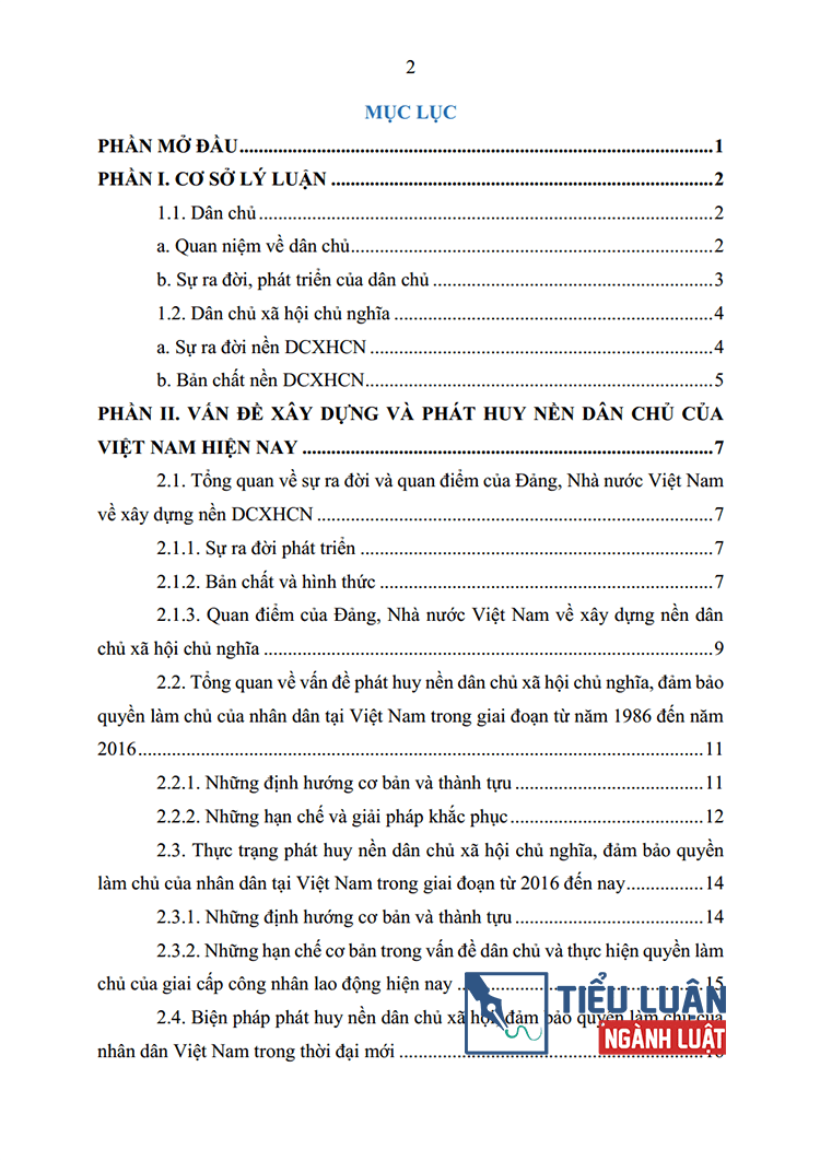 van de xay dung va phat huy nen dan chu xa hoi chu nghia cua viet nam hien nay 2
