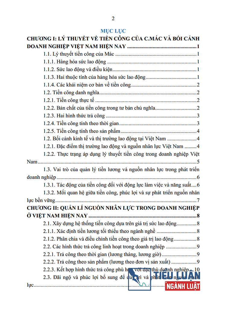 van dung ly thuyet ve tien cong cua mac de quan ly hieu qua nguon nhan luc trong doanh nghiep 2