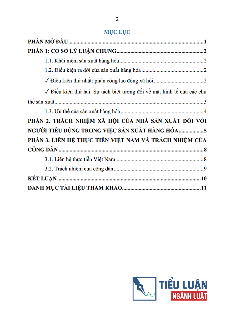 ly luan chung ve san xuat hang hoa thu dat minh vao vi tri nha san xuat de lam ro trach nhiem xa hoi 2