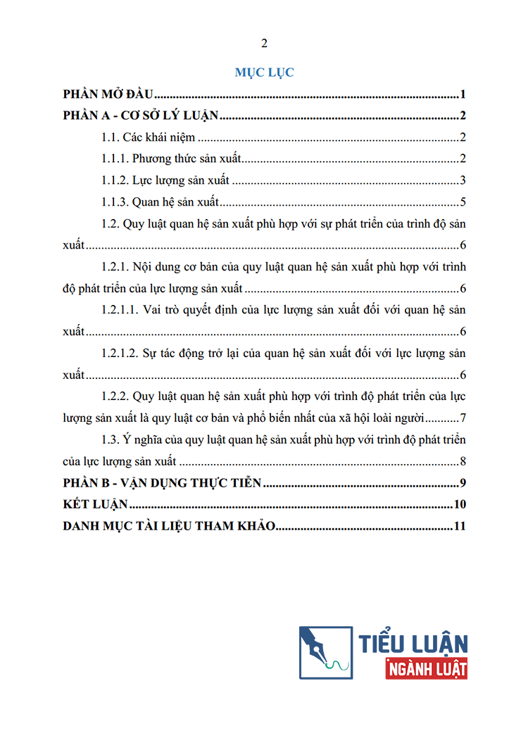 phan tich noi dung co ban cua quy luat quan he san xuat phu hop trinh do phat trien luc luong san xuat bai 1 2