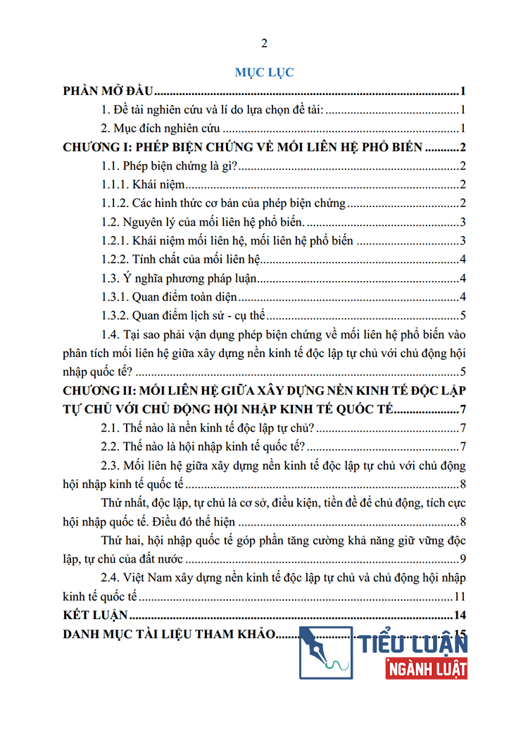 phep bien chung ve moi lien he pho bien va van dung phan tich giua xay dung nen kinh te doc lap tu chu bai 5 2 2