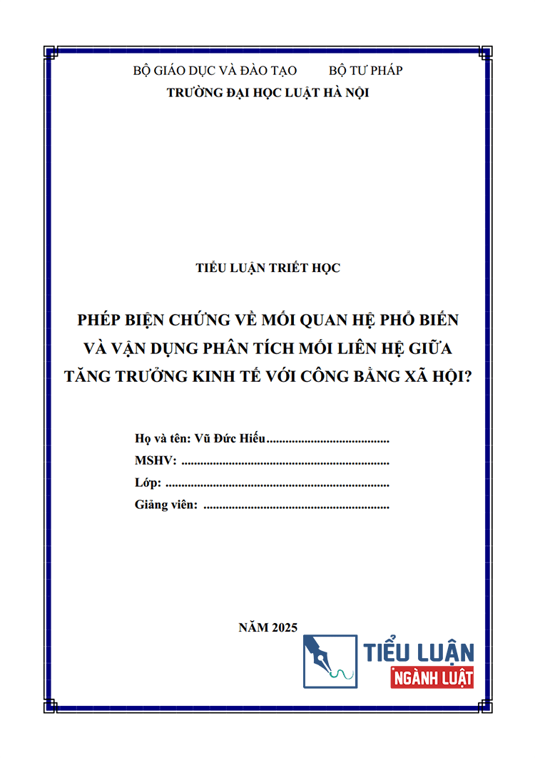 phep bien chung ve moi lien he pho bien va van dung phan tich lien he tang truong kinh te va cong bang xa hoi bai 3 1