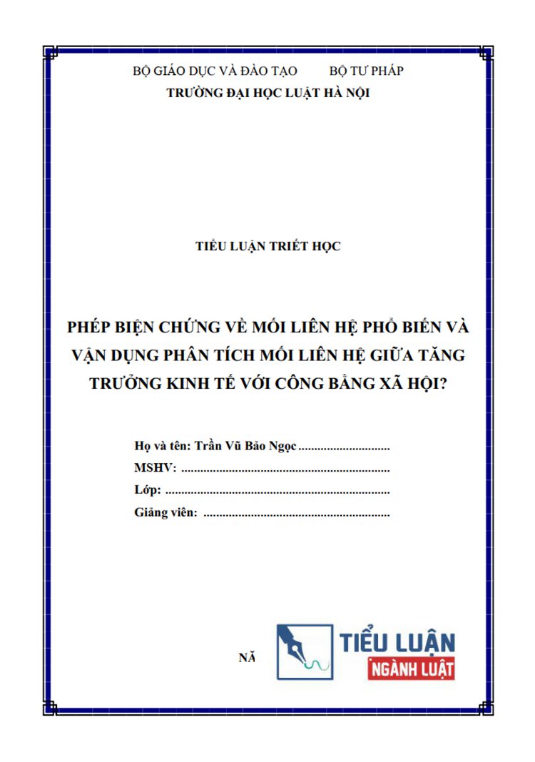 phep bien chung ve moi lien he pho bien va van dung phan tich lien he tang truong kinh te va cong bang xa hoi bai 8 1