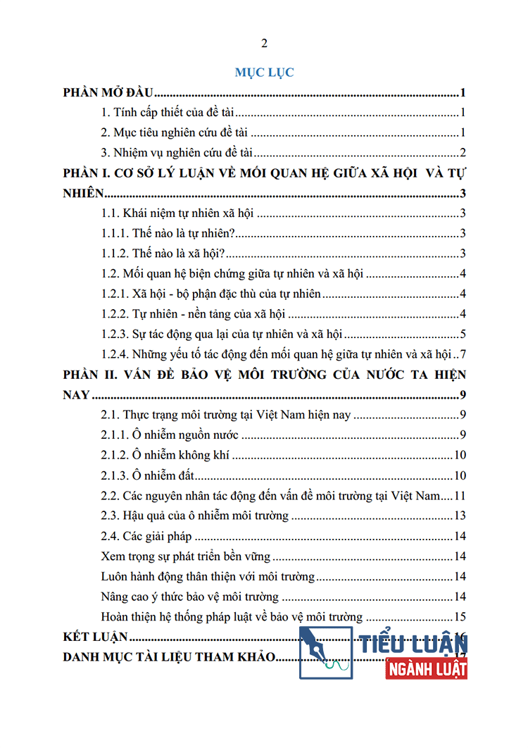 quan he giua xa hoi voi tu nhien va van de moi truong bao ve moi truong o viet nam hien nay bai 24 2