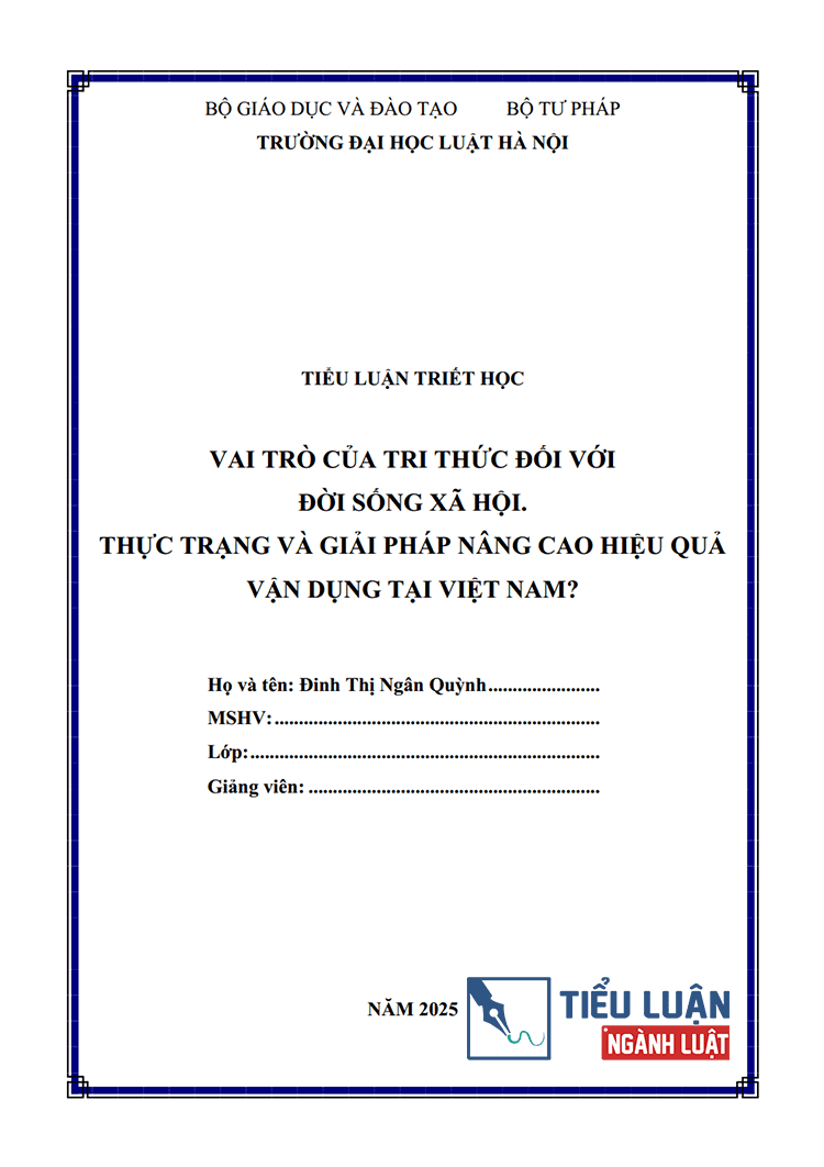 vai tro cua tri thuc doi voi doi song xa hoi thuc trang va giai phap van dung tai viet nam 1