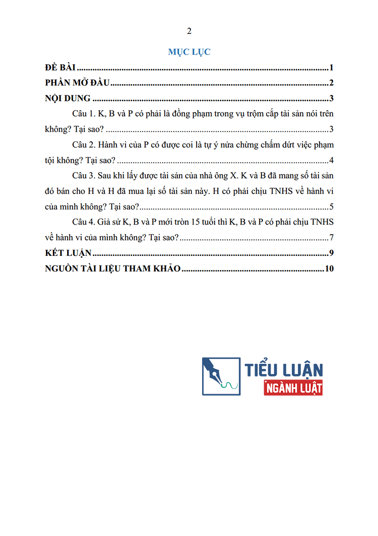 bai tap mon luat hinh su phan cac toi pham 2