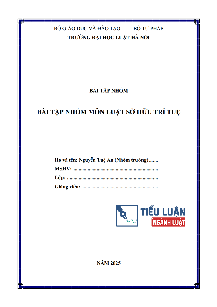 bai tap nhom mon luat so huu tri tue 1