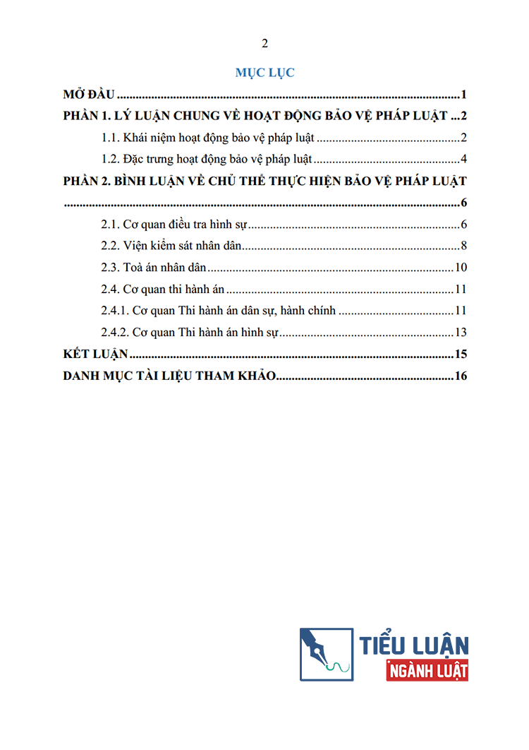 neu quan diem ca nhan ve khai niem dac trung cua hoat dong bao ve phap luat binh luan ve chu the thuc hien 2