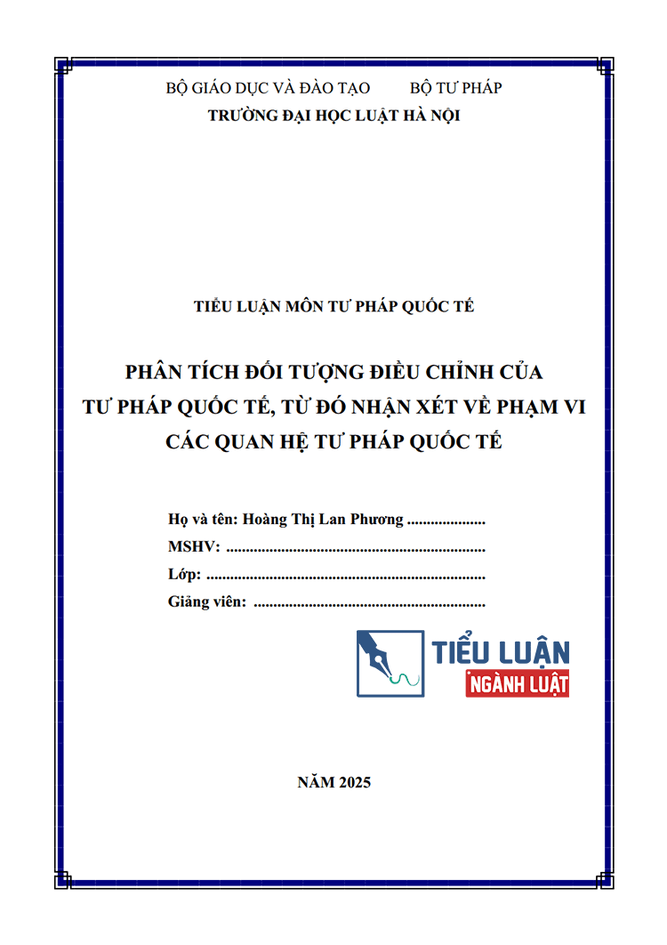 phan tich doi tuong dieu chinh cua tu phap quoc te 1