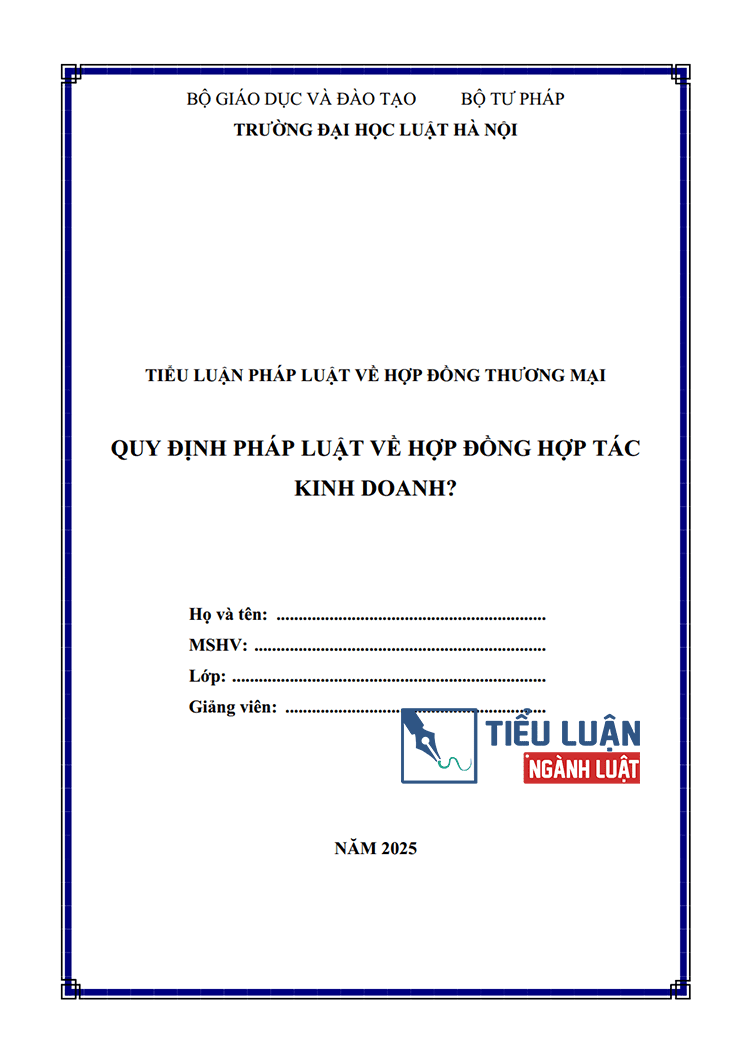 quy dinh phap luat ve hop dong hop tac kinh doanh 1