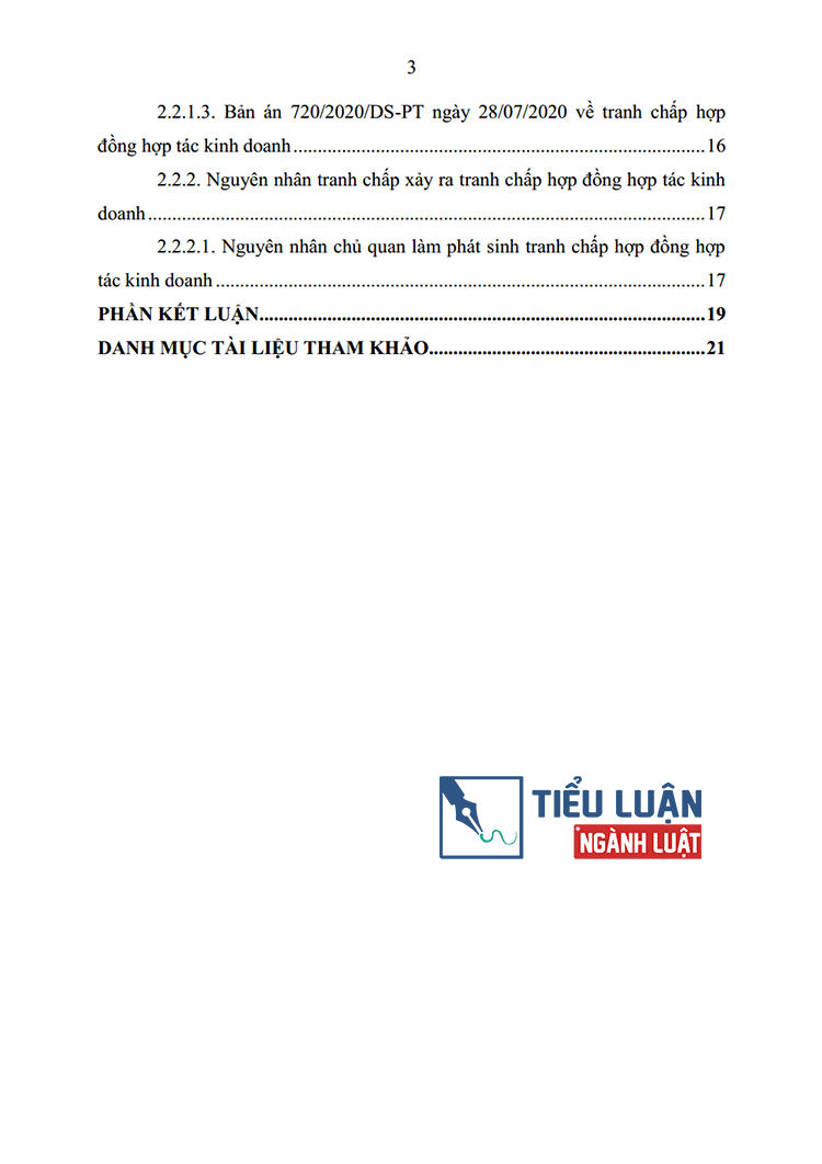 quy dinh phap luat ve hop dong hop tac kinh doanh 3