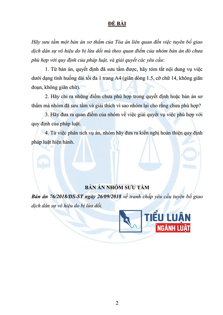 suu tam va binh luan 01 ban an so tham ve viec tuyen bo giao dich dan su vo hieu do bi lua doi 2