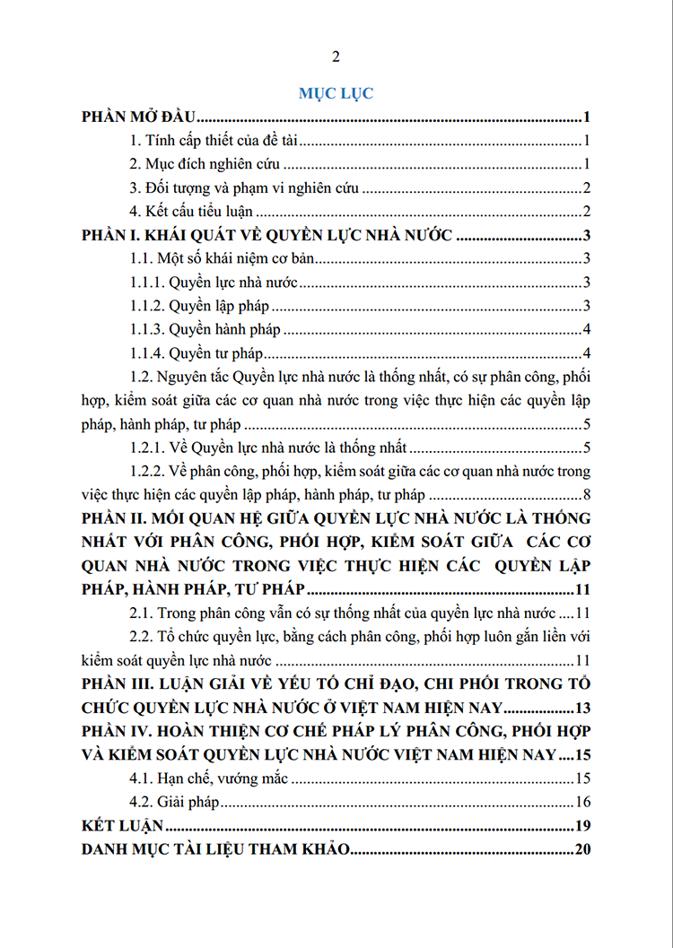 qlnn la thong nhat co su phan cong phoi hop kiem soat giua cac co quan nha nuoc 2