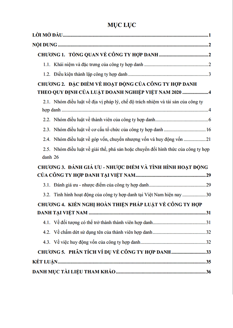 tim hieu ve cong ty hop danh theo luat doanh nghiep 2020 2