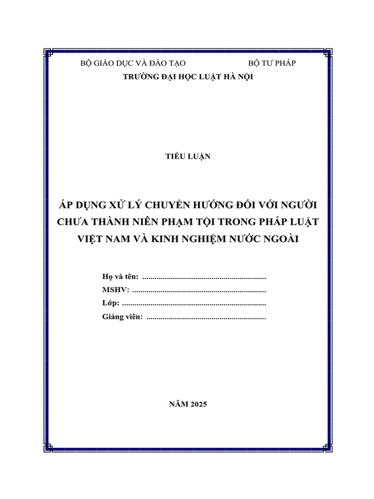 ap dung xu ly chuyen huong doi voi nguoi chua thanh nien pham toi tu kinh nghiem nuoc ngoai 1