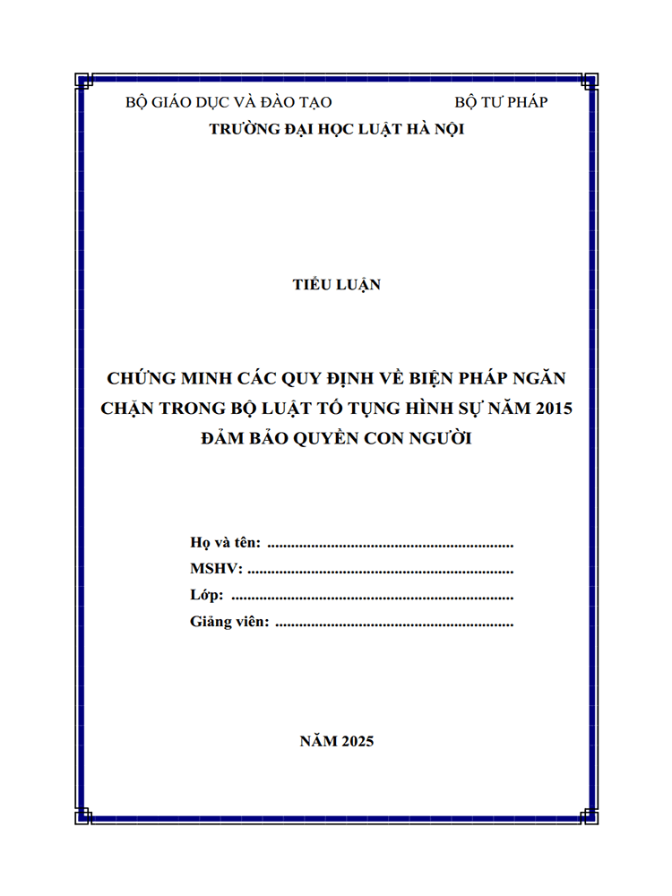 chung minh cac quy dinh ve bien phap ngan chan trong bltths 2015 bao dam quyen con nguoi 1