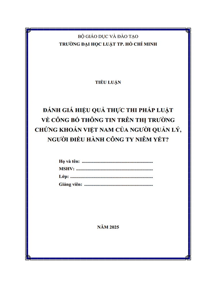danh gia hieu qua thuc thi phap luat ve cong bo thong tin tren thi truong chung khoan 1