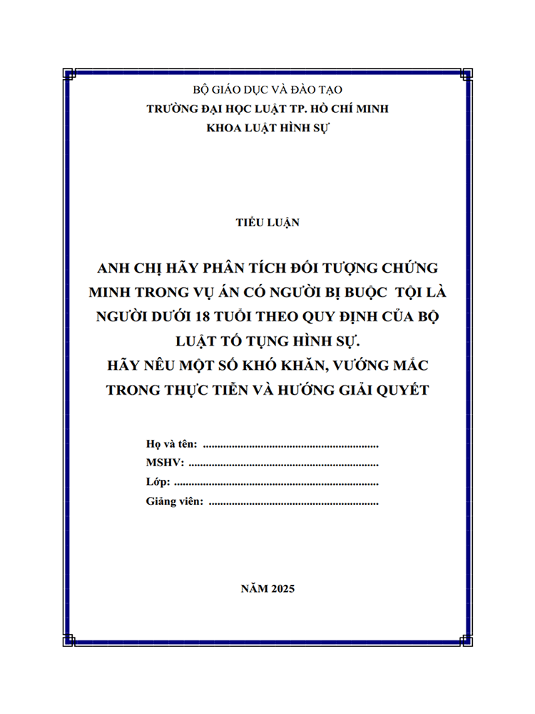 doi tuong chung minh trong vu an co nguoi bi buoc toi la nguoi duoi 18 tuoi 1