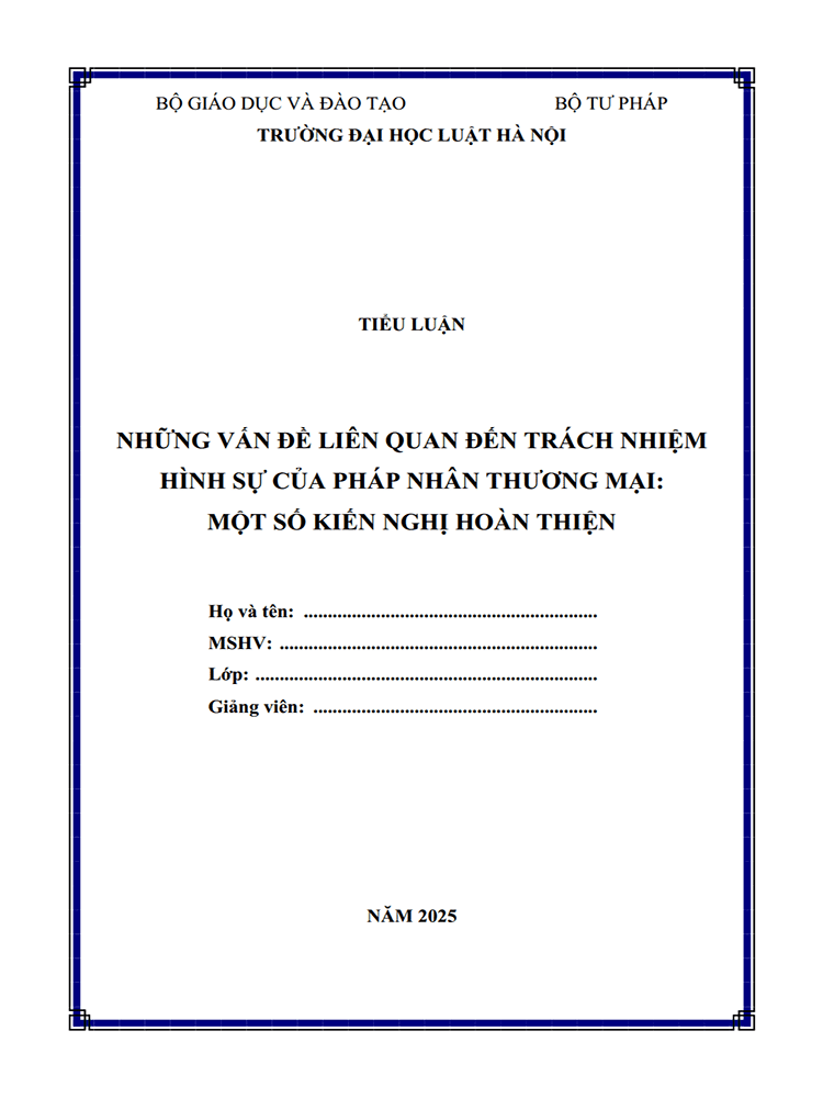 nhung van de lien quan den trach nhiem hinh su cua phap nhan thuong mai pham toi mot so giai phap hoan thien 1