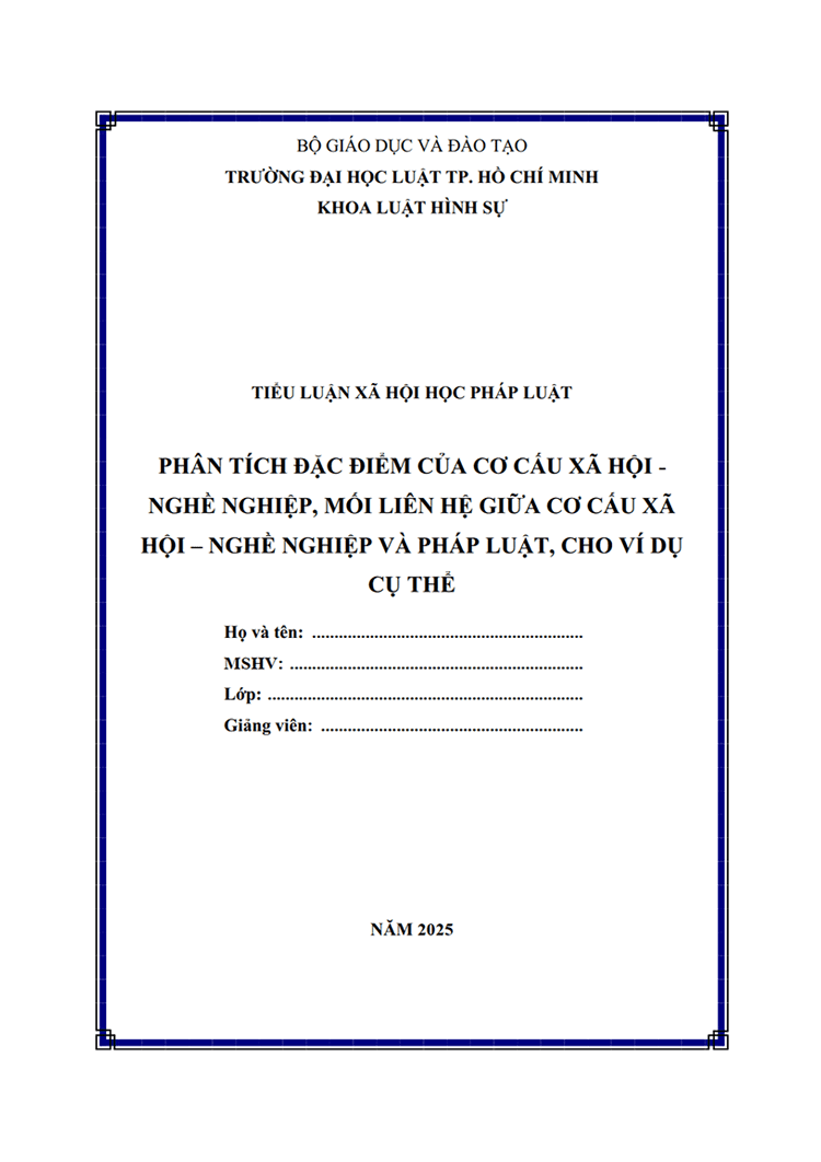 phan tich dac diem cua co cau xa hoi nghe nghiep moi quan he voi phap luat 1