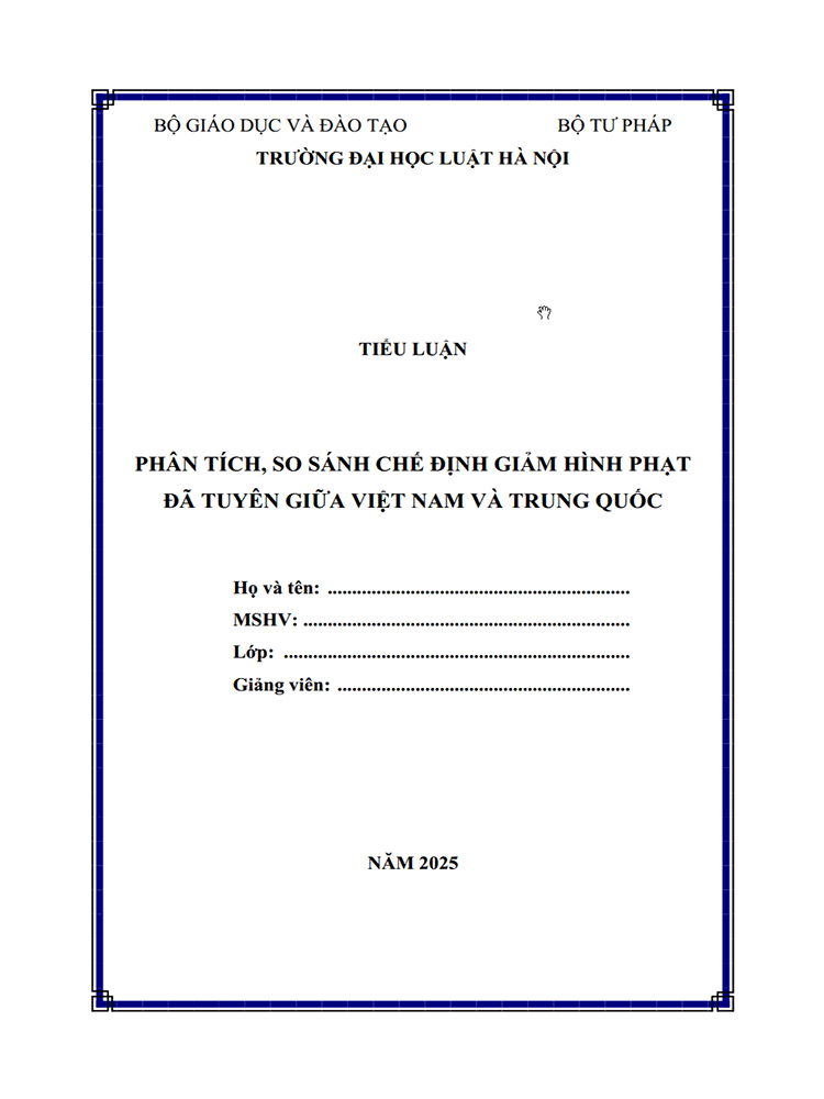 phan tich so sanh che dinh giam hinh phat da tuyen giua viet nam va trung quoc 1