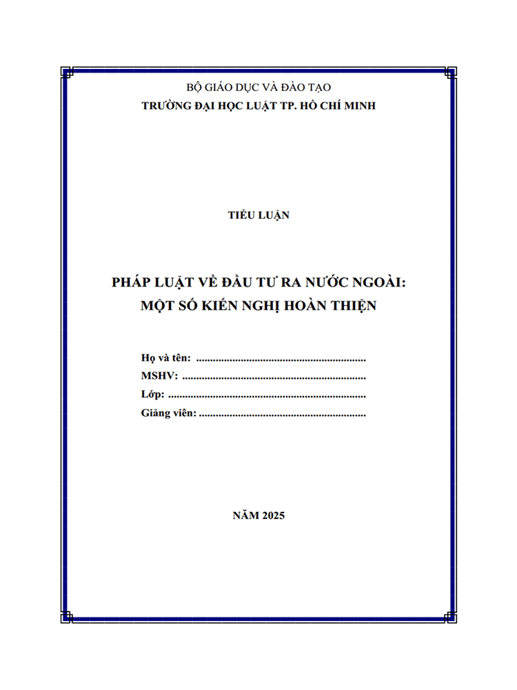 phap luat ve dau tu ra nuoc ngoai mot so kien nghi hoan thien 1